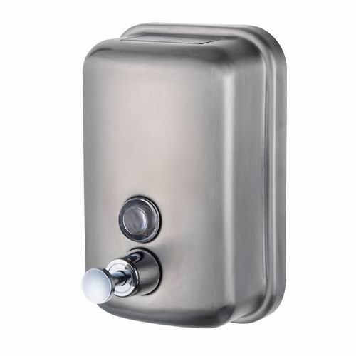 Stainless steel soap dispenser